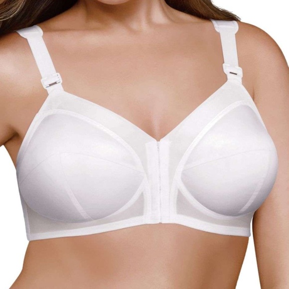 Exquisite Form Wireless Unlined Full Coverage Bra-5100530, 42D , White - Picture 1 of 1